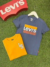 Load image into Gallery viewer, AW Levis LS logo Tshirt - autumn blaze