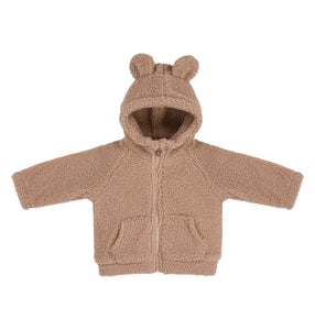 EMC boys soft beige teddy jacket