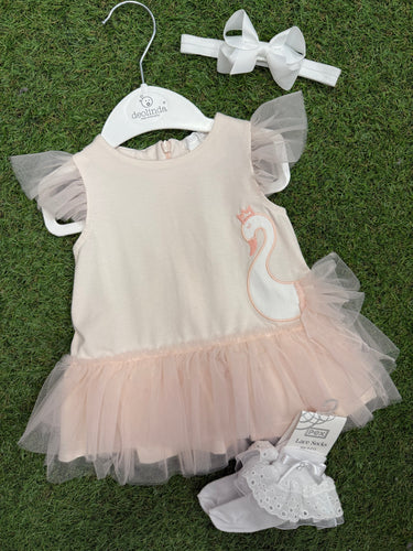 Girls swan tulle Dress