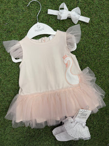 Girls swan tulle Dress