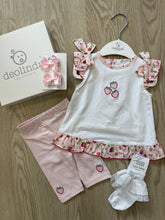 Load image into Gallery viewer, Girls strawberry print Legging Set