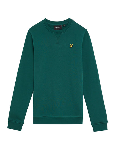 AW L&S classic sweater - court green