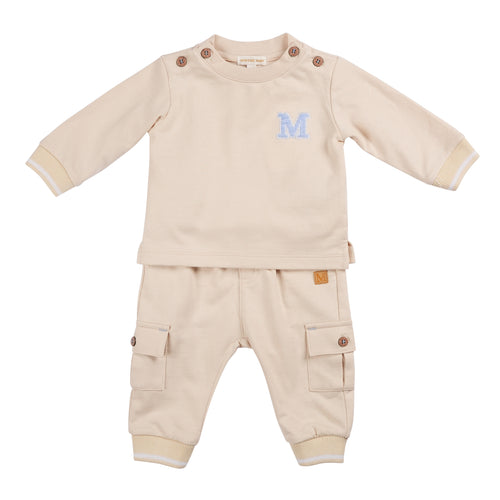 MB6320 beige jersey tracksuit