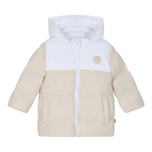 ALFIE padded jacket - beige/white