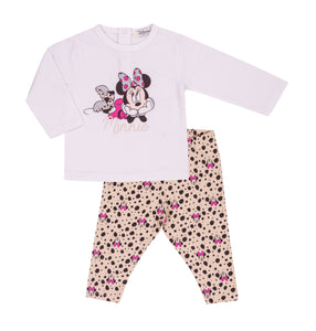 Baby Minnie L/S print legging Set