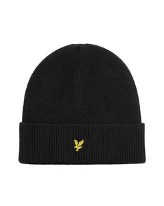 AW L&S black knitted beanie