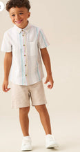 Load image into Gallery viewer, COLE boys seersucker stripe shirt