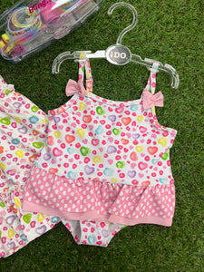 IDo🔥baby girls leopard print Swimsuit