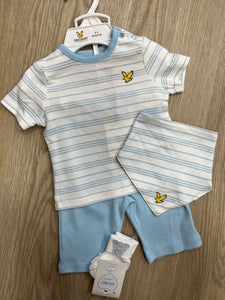 🔥L&Sbaby 3piece short set & bib