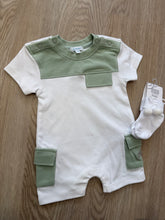 Load image into Gallery viewer, MB sage green soft romper