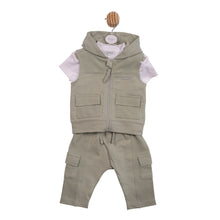 Load image into Gallery viewer, MB boys sage green 3piece Set