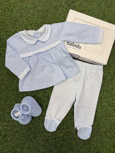 Babidu soft blue 2piece set