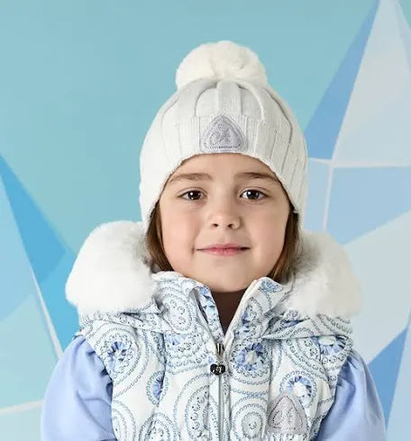 PAOLA winter White pom hat