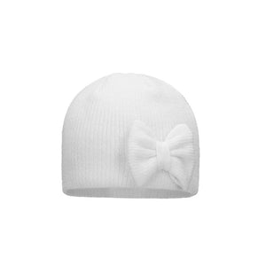 BECCA baby bow hat - white