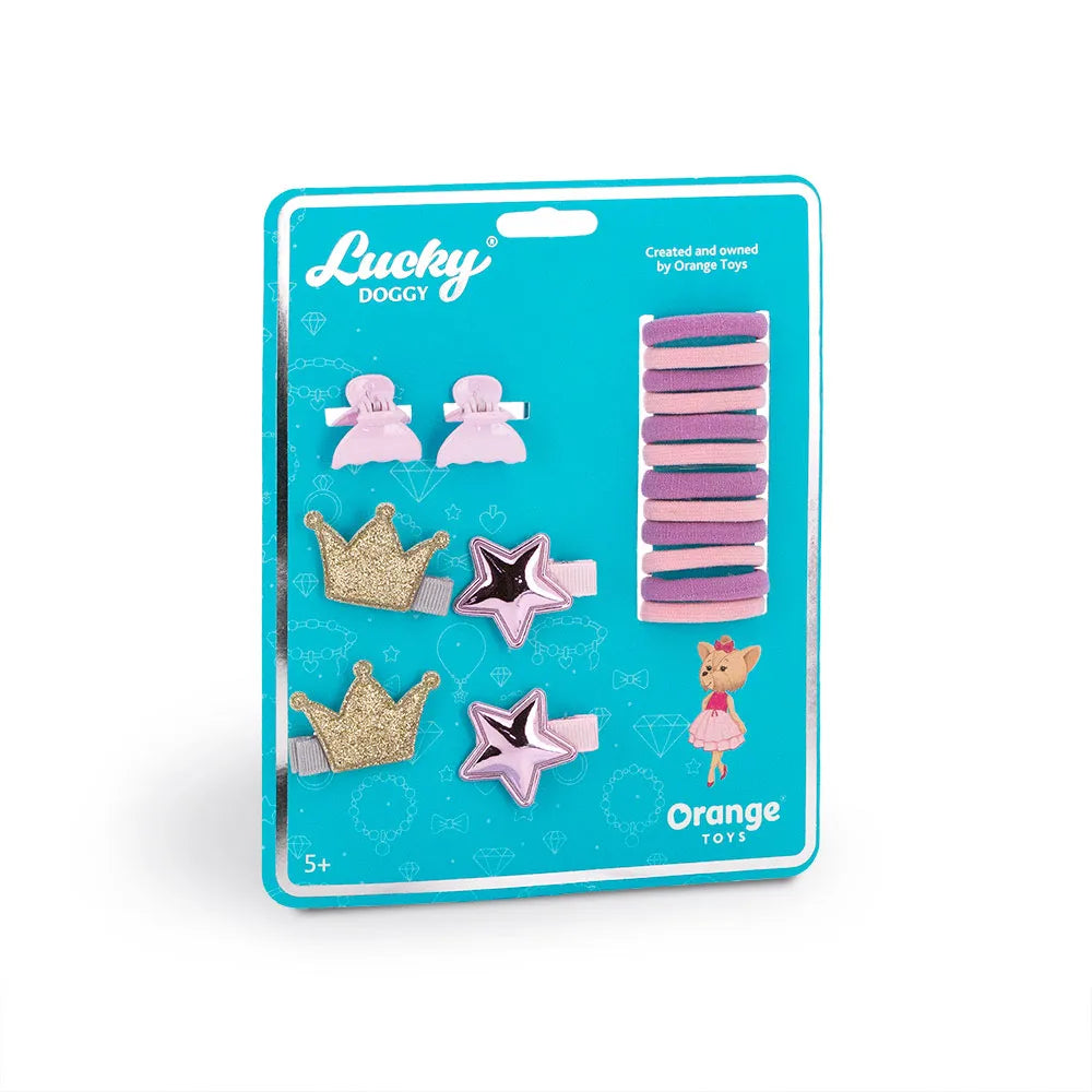 Lucky doggy hair clips