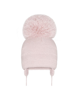 Pink knit Super Pom -